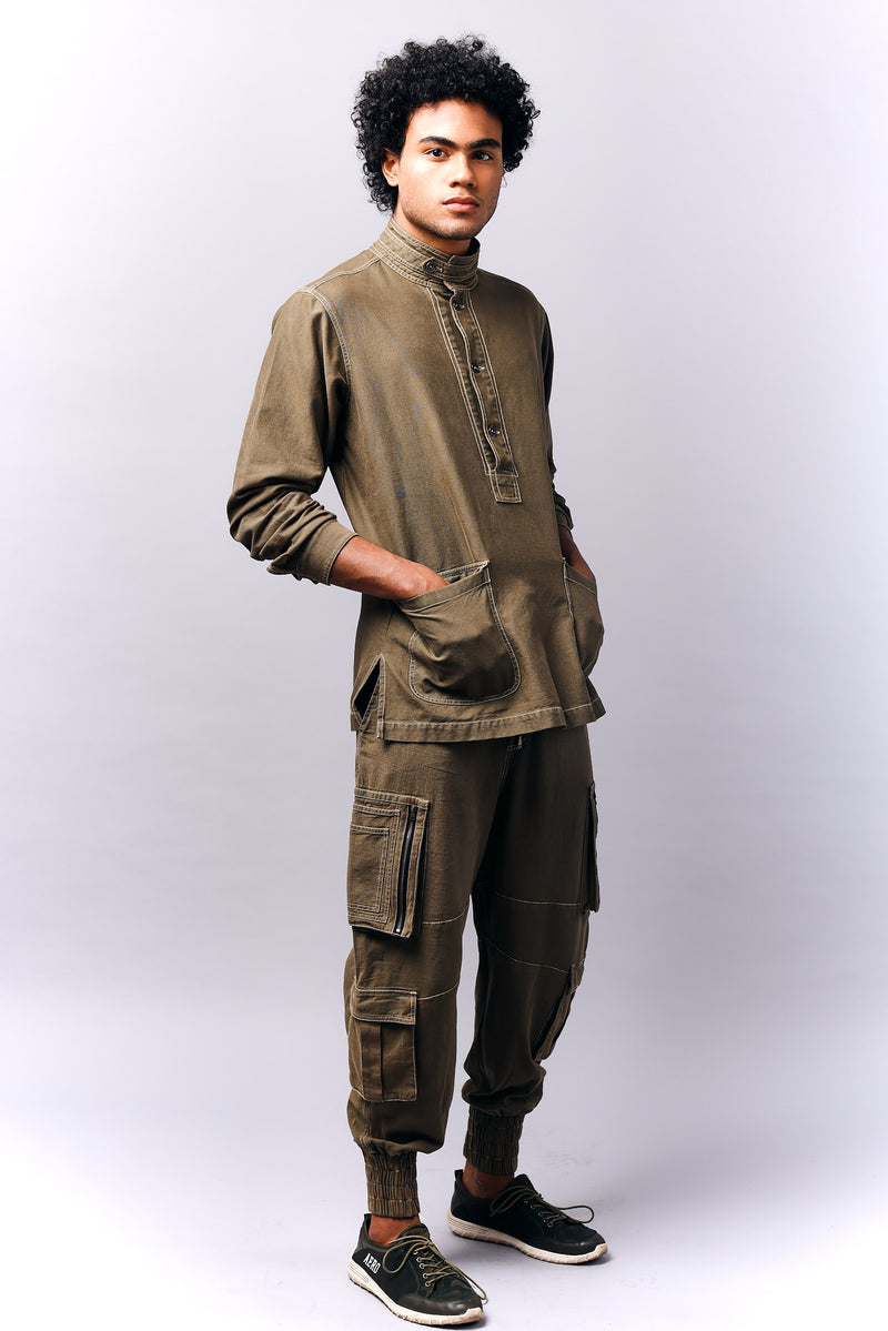 Distress Camouflage Sweatshirt | Cargo Shacket Camouflage Print | Oversized Denim Shacket | Mens fashion | Mens wear | Mens denim | Shackets for men |Denim Long Shirt |Multi Band Collar Shirt | Oversized denim for men  | Black denim  