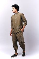 Distress Camouflage Sweatshirt | Cargo Shacket Camouflage Print | Oversized Denim Shacket | Mens fashion | Mens wear | Mens denim | Shackets for men |Denim Long Shirt |Multi Band Collar Shirt | Oversized denim for men  | Black denim  