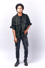 Oversized Denim Shacket | Mens fashion | Mens wear | Mens denim | Shackets for men | Oversized denim for men 