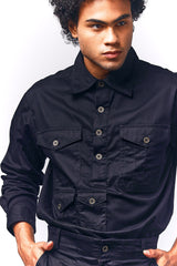 Oversized Denim Shacket | Mens fashion | Mens wear | Mens denim | Shackets for men | Oversized denim for men  | Black denim 