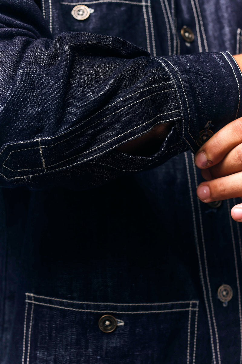 Cargo Shacket Camouflage Print | Oversized Denim Shacket | Mens fashion | Mens wear | Mens denim | Shackets for men | Oversized denim for men  | Black denim  